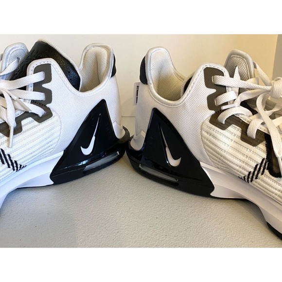 NIKE LEBRON WITNESS VI 6 TB WHITE-BLACK-WHITE SIZE 14 [DO9843-100] - Picture 5 of 15
